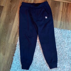 Fila navy joggers